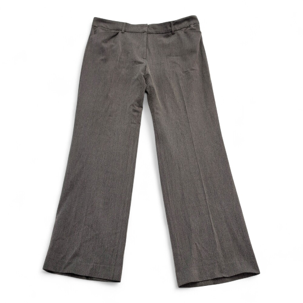 Saks Fifth Avenue Women's Gray Wide-Leg Dress Pants